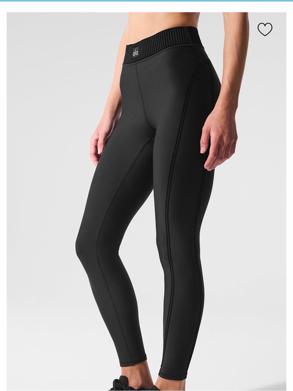 ALO Yoga Airlift High-Waist 7/8 Line Up Legging - Black